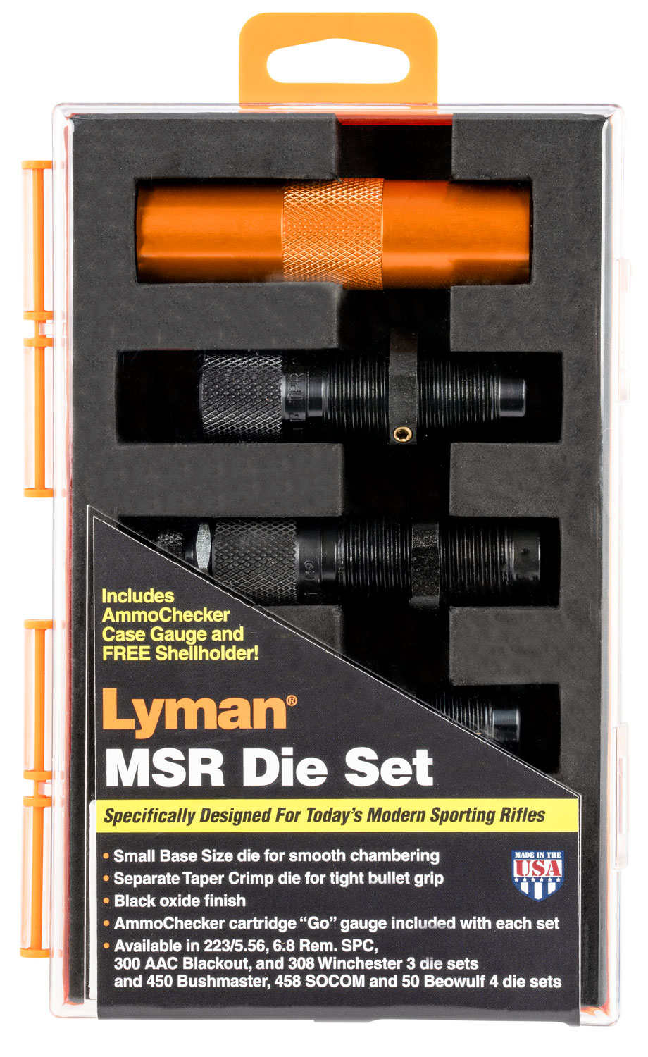 Lyman MSR Precision Die System for 350 Legend 3-Die Set