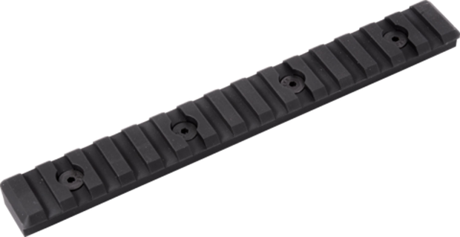 Timber Creek Outdoors M15SPRBL M-LOK 15 Slot Picatinny Rail Black Anodized - TIMBER - M-LOK 15 SLOT PICATINNY RAIL