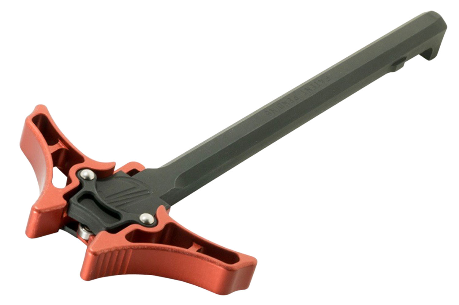 Timber Creek EAMBICHR Enforcer Ambidextrous AR Charging Handle Red Aluminum