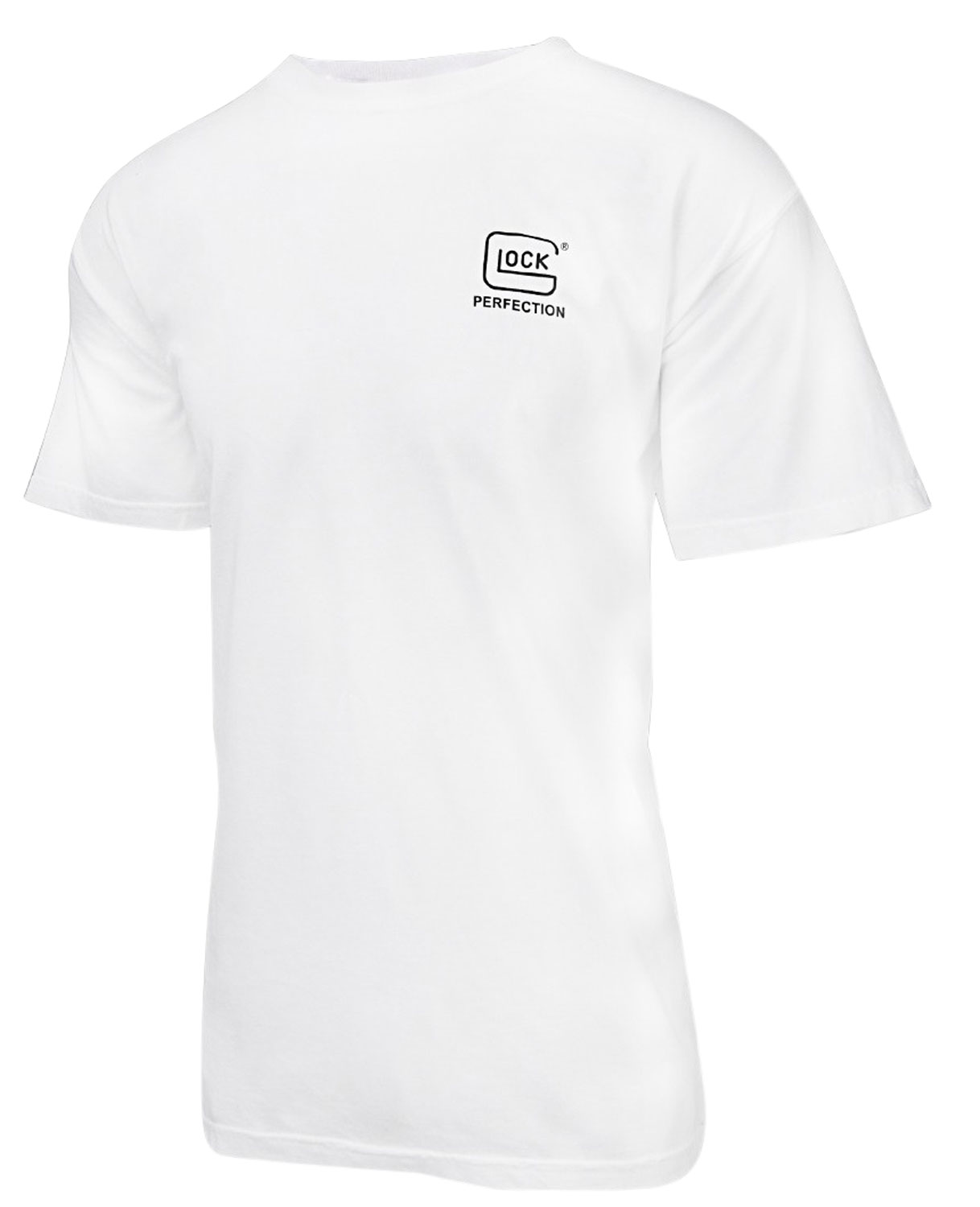 Glock AA75106 Carry With Confidence White Cotton Short Sleeve Small-img-0