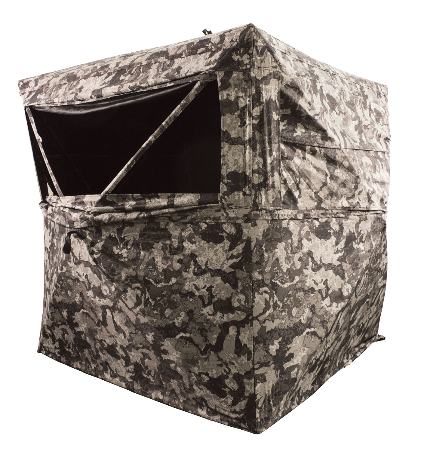 HME GRDBLND3 3-Person Ground Blind 150D Shell Camo