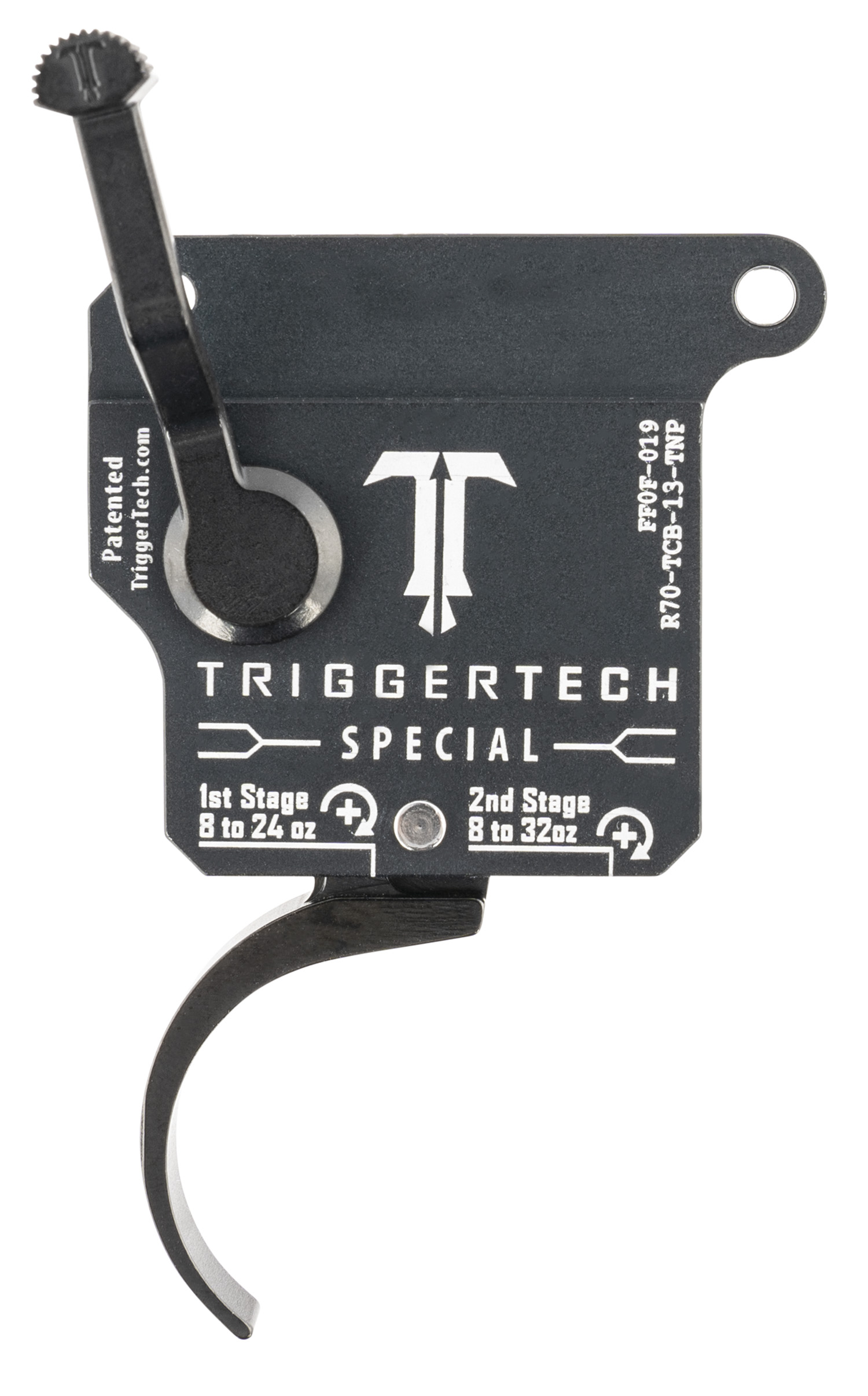 TriggerTech R70TCB13TNP Two-Stage Pro Trigger 1-3.5 lbs Matte Gray/Black