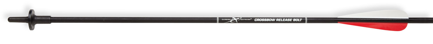 Carbon Express 55604 Crossbow Release Bolt Black/Red 22" Carbon Fiber 1-img-0