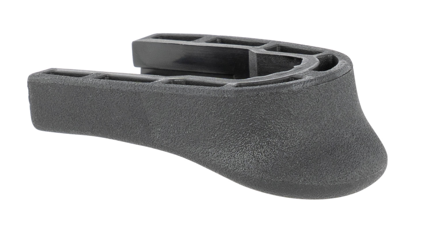 Pearce Grip PG9EZ Grip Extension  made of Polymer with Black Finish & 1/2 Gripping Surface for 9mm Luger S&W M&P Shield EZ