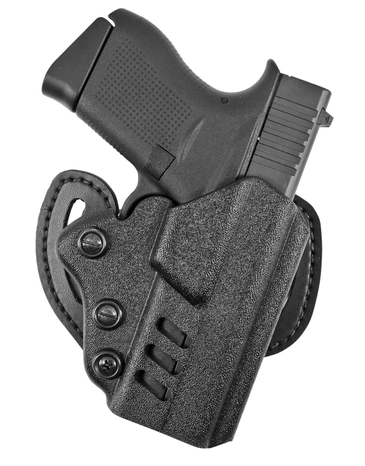 DeSantis 042KA8BZ0 Facilitator OWB Holster Black Kydex for Glock 43/43X