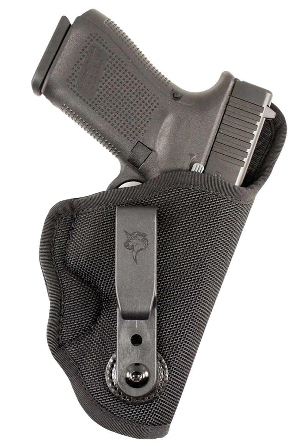 DeSantis M93BAI5Z0 IWB Holster, Black Nylon, Right Hand, Tuckable Clip