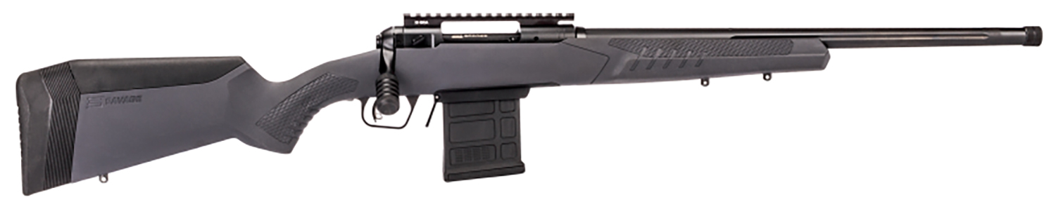 Savage Arms 57770 110 Tactical 6mm ARC 8+1 18", Matte Black Metal, Gray...-img-0