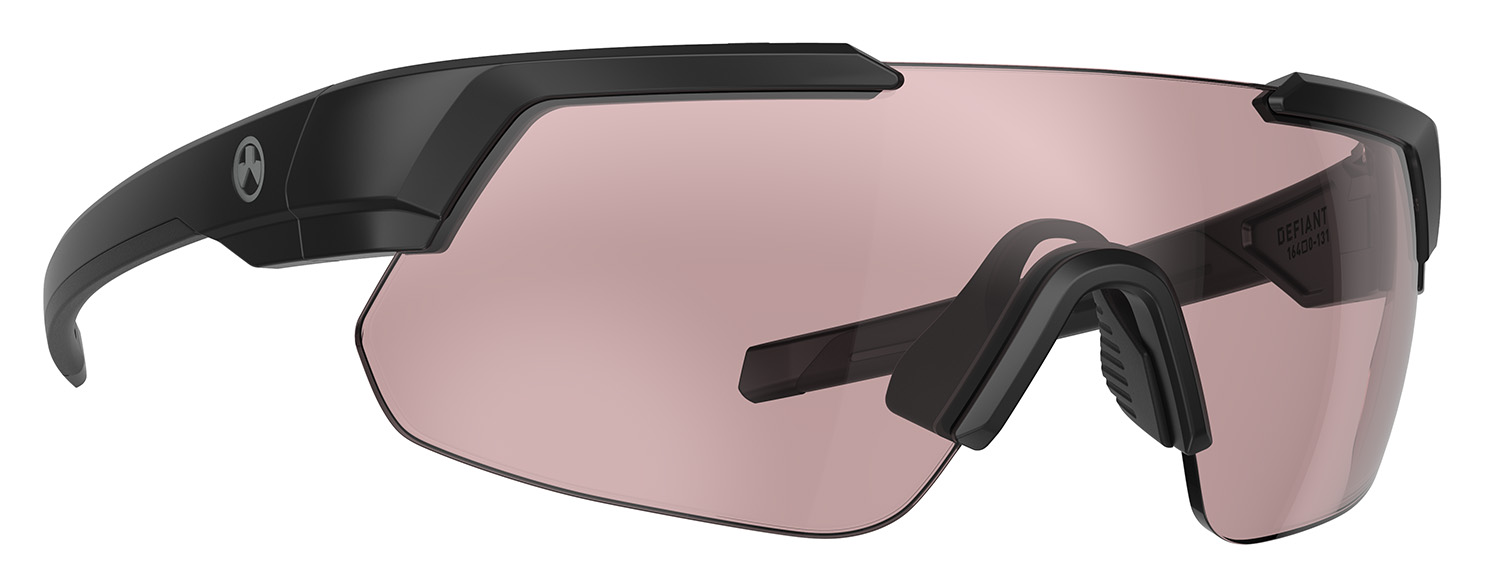 Magpul Mag1044-0-001-3000 Defiant Eyewear Adult Rose Lens Black Frame