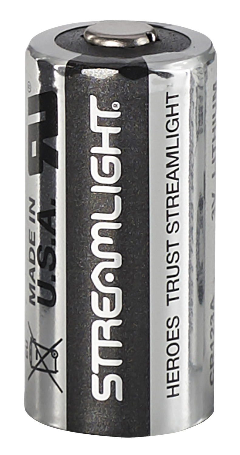 Streamlight 85180 CR123A Lithium Batteries  Silver/Black 3 Volts (6) Single Pack Streamlight 85180 CR123A Lithium Batteries  Silver/Black 3 Volts (6) Single Pack