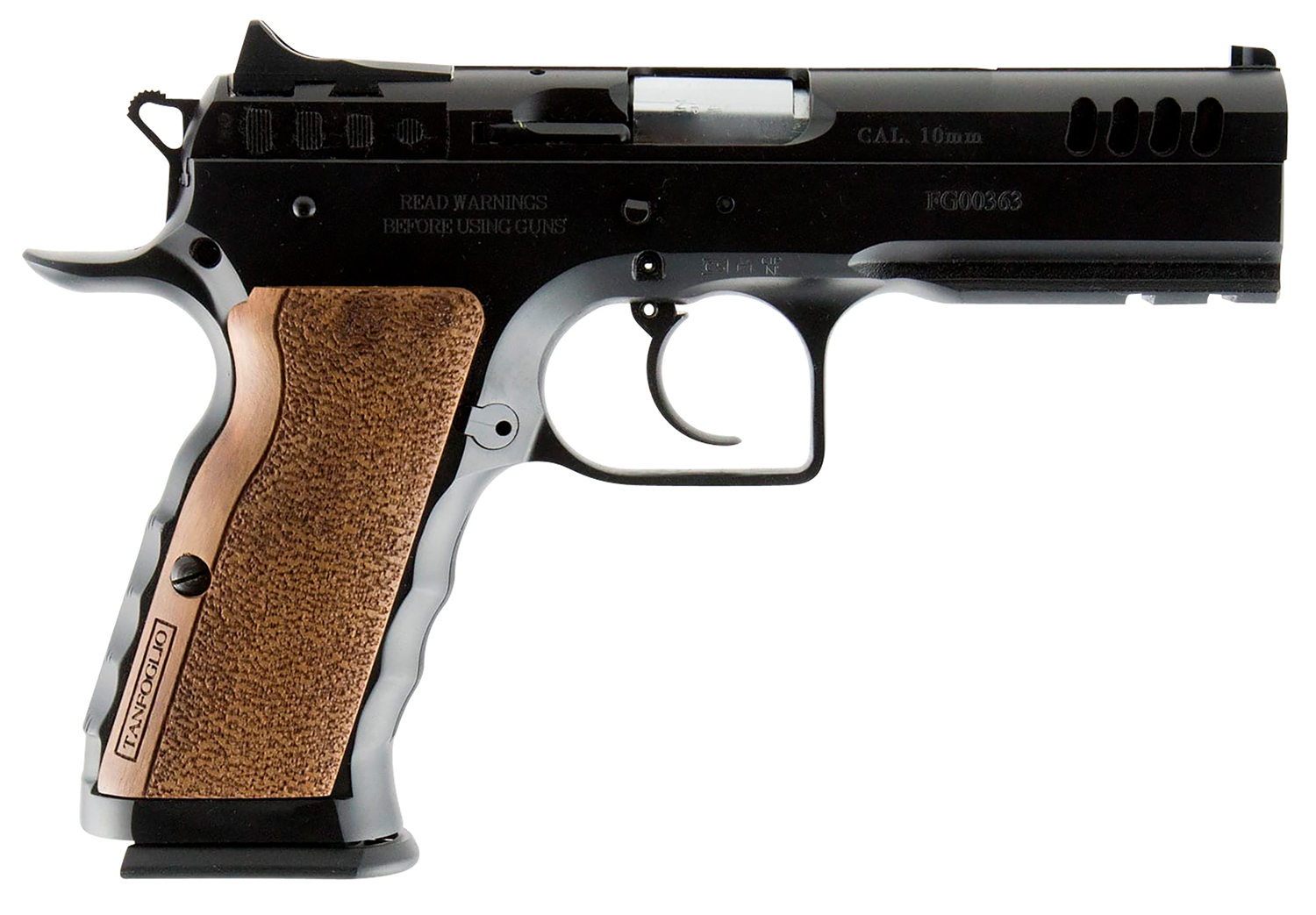 Tanfoglio TFSTOCKI10 Defiant Stock I 10mm 4.5" 13+1 Black Steel Pistol
