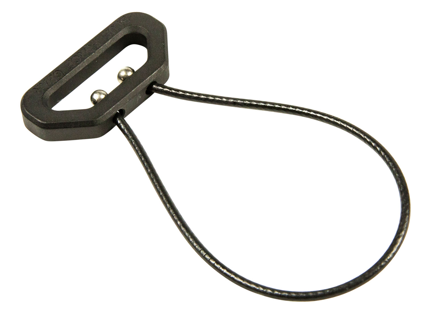 Blue Force Gear UWL325BK Universal Wire Loop  Anodized Black 6061-T6 Aluminum 3.25