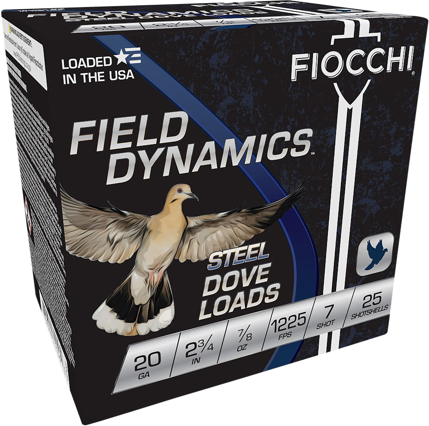 Fiocchi 20DLS7 Field Dynamics Dove & Quail 20 Gauge 2.75" 7/8 oz 7 Shot 25-img-0