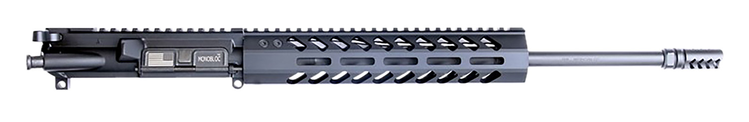 HM Defense 16MBUP556 MonoBloc Upper  223 Rem, 5.56x45mm NATO 16 Black Cerakote Barrel, 7075-T6 Aluminum Black Anodized Receiver, 15 M-LOK Free-Float Handguard for AR-15