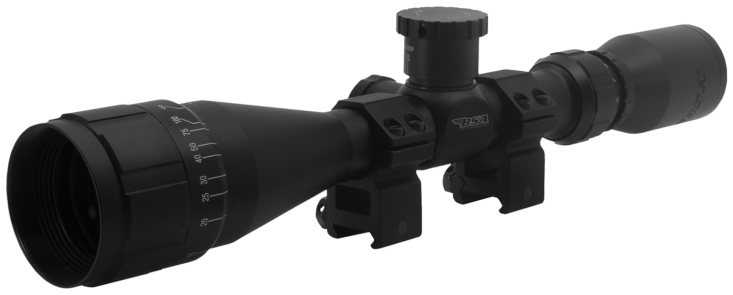 BSA Sweet 30-30 AO Rifle Scope 3-9x40mm Duplex Reticle Black