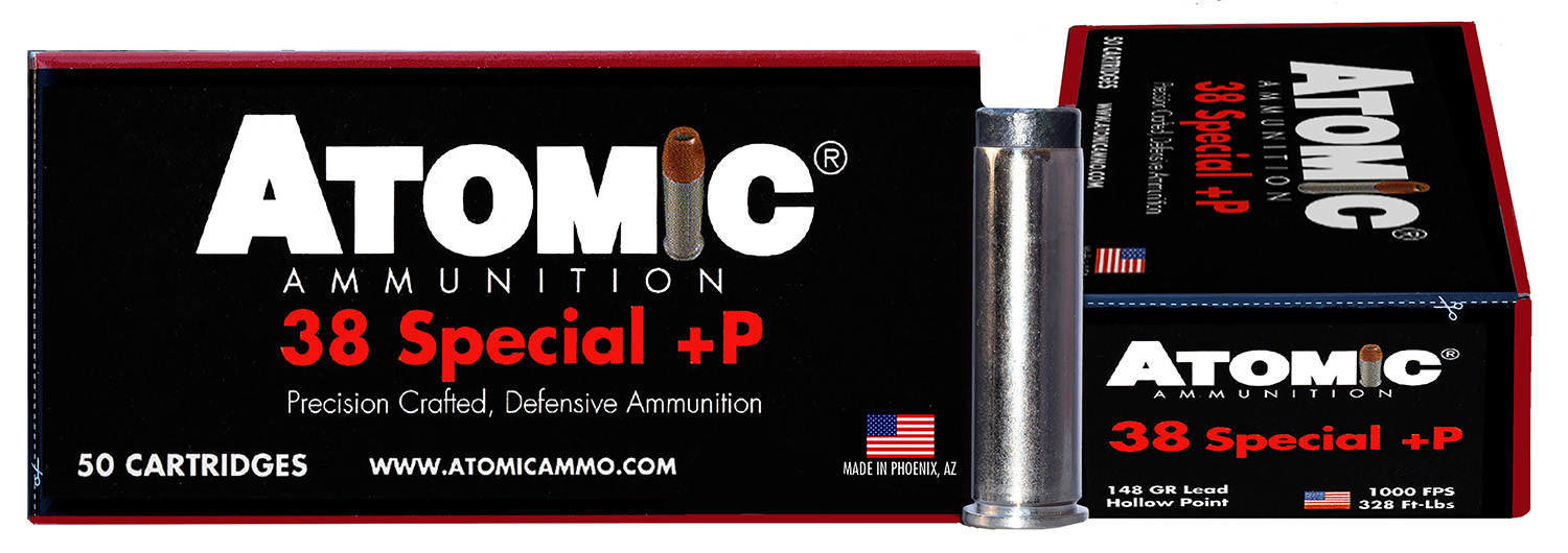 Atomic 419 .38 Special +P 148gr LHP Ammo 50 Rounds