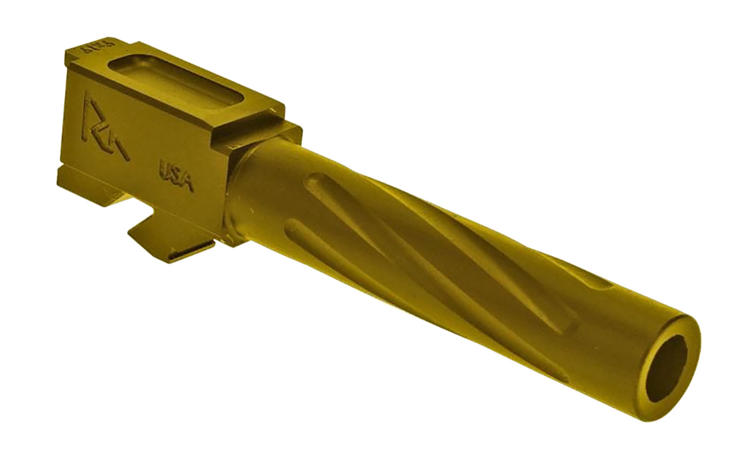 Rival Arms RA20G101E 9mm Barrel Gold PVD 4.49" for Glock 17 Gen3-4