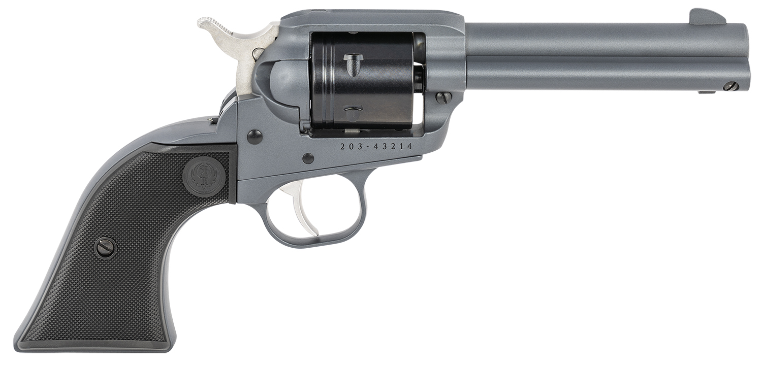 Ruger 2022 Wrangler 22 LR 6rd 4.62" Barrel, Exclusive Stone Gray...-img-0