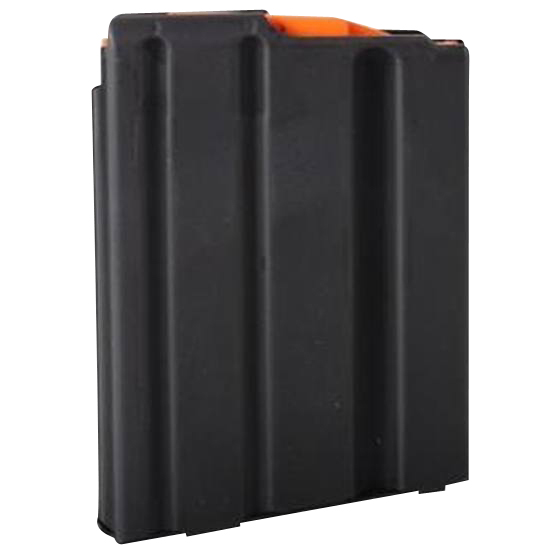 C Products Defense AR-15 Magazine .223 5 Round SS Matte Black Orange Follow