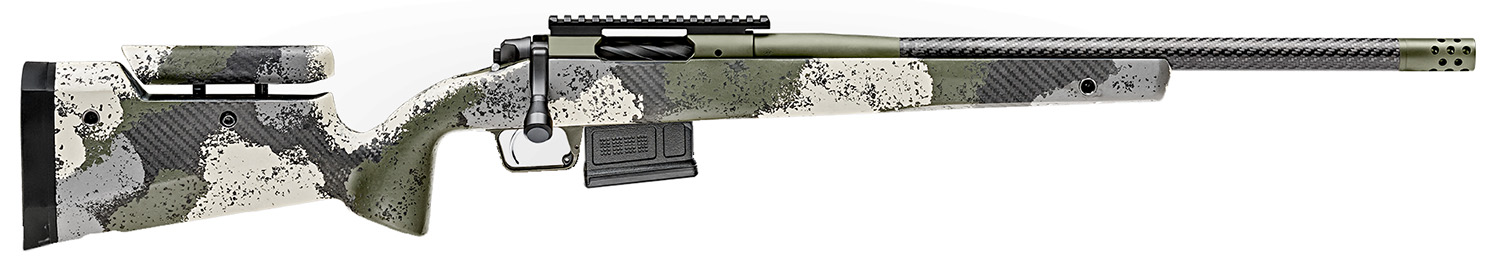 Springfield Armory BAW9206CMCFGA 2020 WayPoint  6mm Creedmoor 5+1 20" CF Evergreen Camo Hybrid Profile w/Adj Cheek Comb & M-LOK Stock Mil-Spec Green Cerakote Right Hand