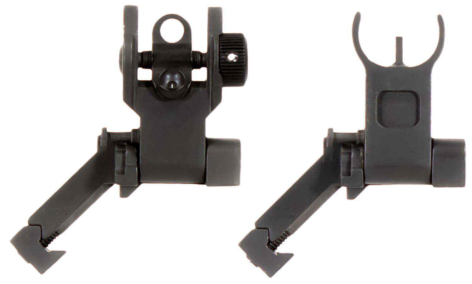 Aim Sports MT45FS AR Low Profile 45 Degree Flip-Up Sight Set Black ...