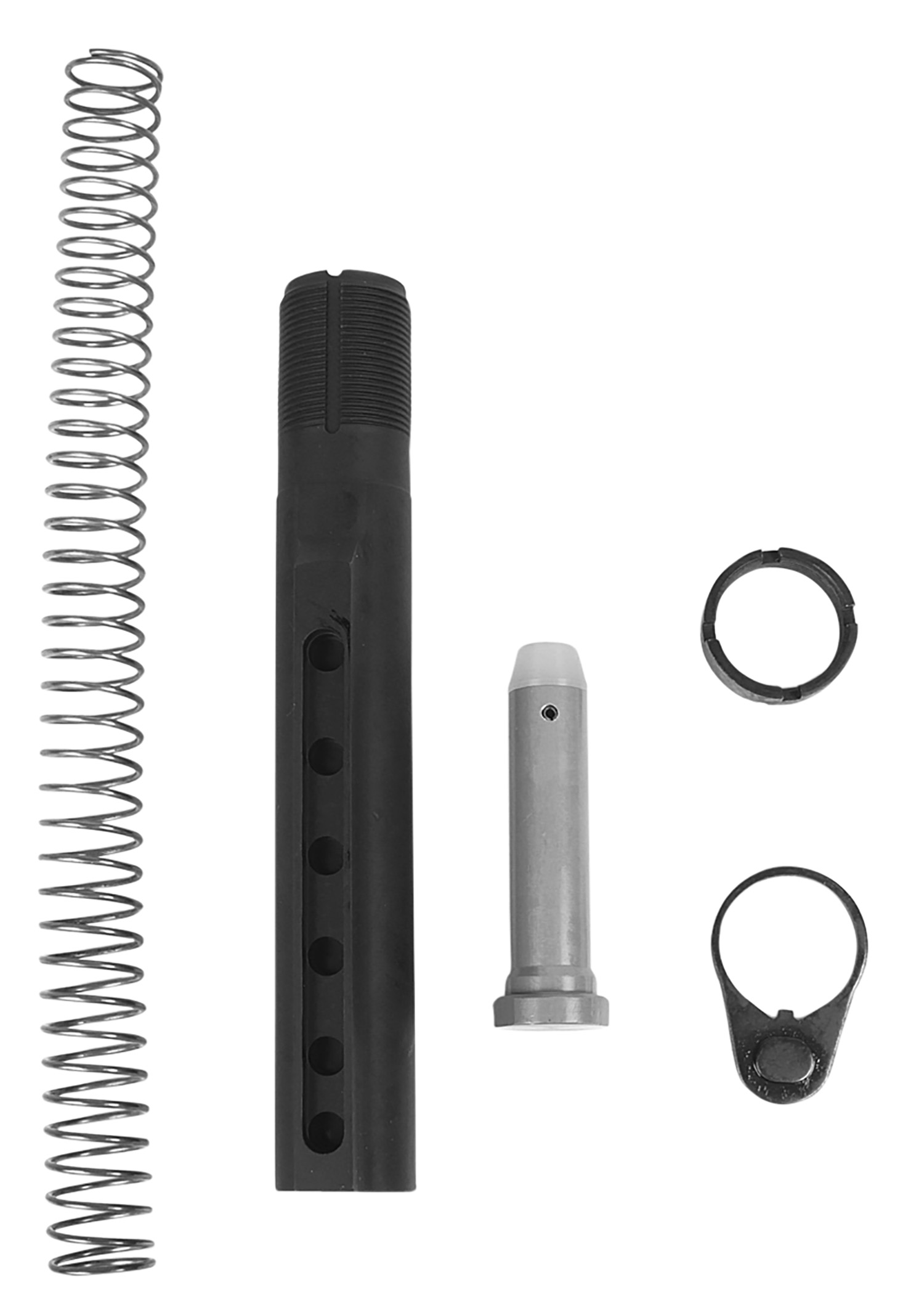 LBE Unlimited CBUFKIT AR-15 6-Position Commercial Buffer Tube Kit Black