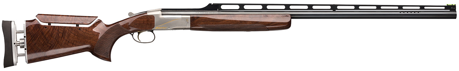 Browning BT-99 Max High Grade 12 Gauge 34" 1rd 2.75" Silver Nitride Gloss Oil Black Walnut Fixed Graco Pro Fit Adjustable Buttplate & Comb Stock Right Hand (Full Size)