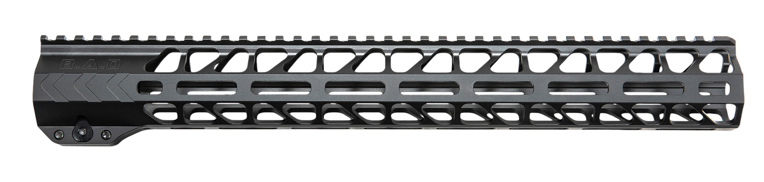 Battle Arms Development BADWH15MLOK Workhorse Handguard 15 M-LOK, Free-Floating Style Made of 6061-T6 Aluminum with Black Anodized Finish for AR-15