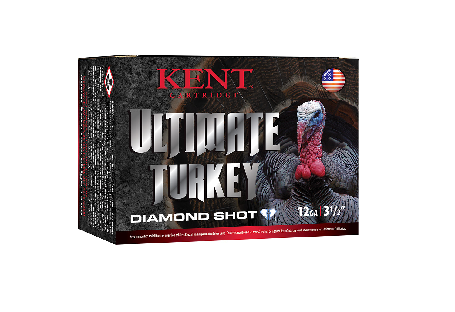 Kent Cartridge C1235TK635 Ultimate Turkey 12Gauge 3.50 2 1/4oz 5Shot 10 Per Box/10 Case