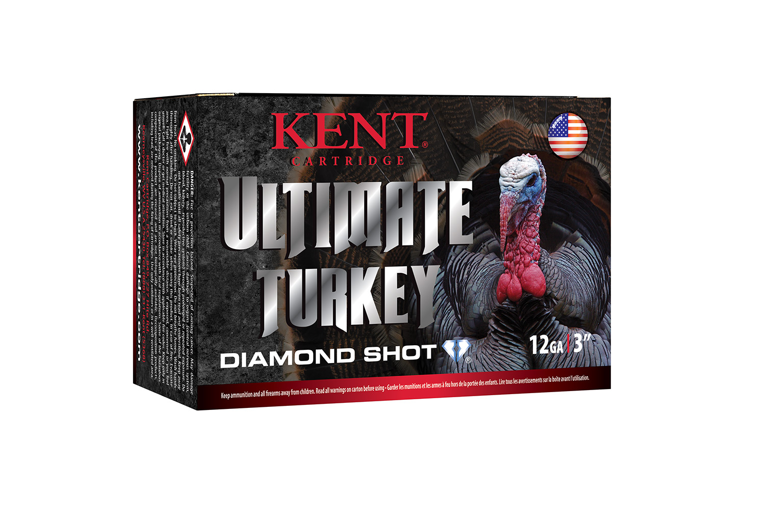Kent Cartridge C123TK565 Ultimate Turkey 12Gauge 3 2oz 5Shot 10 Per Box/10 Case