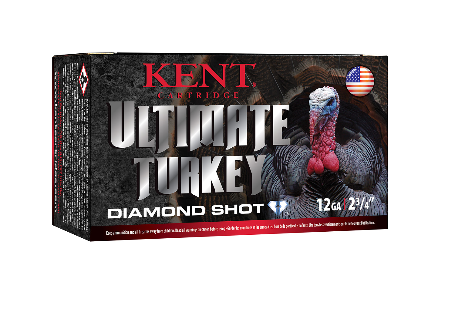 Kent Ultimate Diamond Shot Turkey Load 12 ga. 2.75 in. 1 5/8 oz. 5 Shot 10 rd.