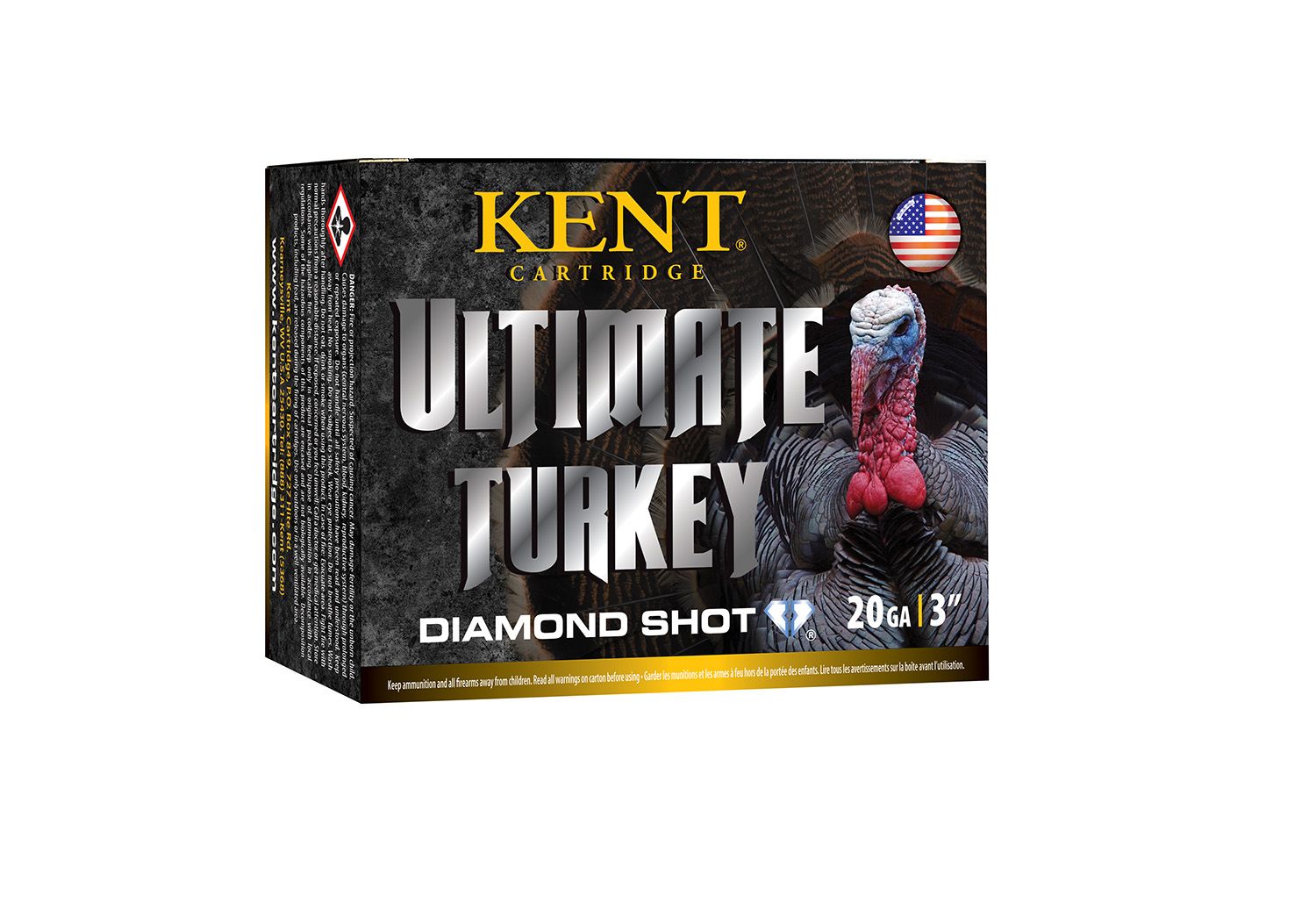 Kent Cartridge C203TK364 Ultimate Turkey 20 Gauge 3" 1 1/4 Oz 4 Shot 10 Per Box/ 10 Case