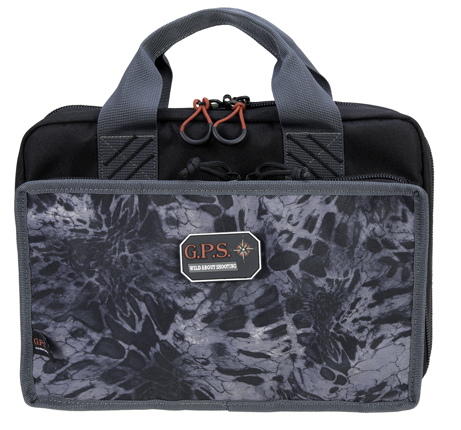 GPS 1310PCPM Quad Pistol Range Bag Blackout Holds 4 Handguns