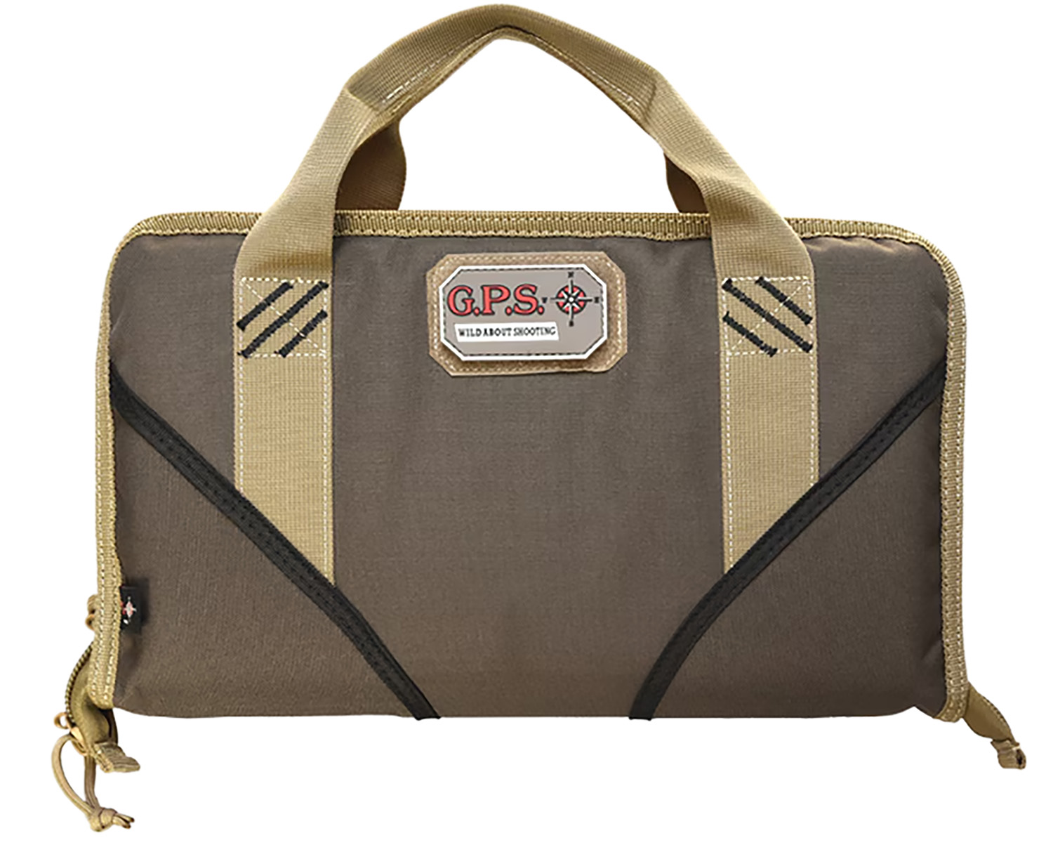 GPS Bags 1485PCMF Memory Foam Pistol Case Large Size w/ Lockable Zippers