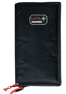 G-Outdoors Medium Pistol Sleeve with Locking Zipper - Black