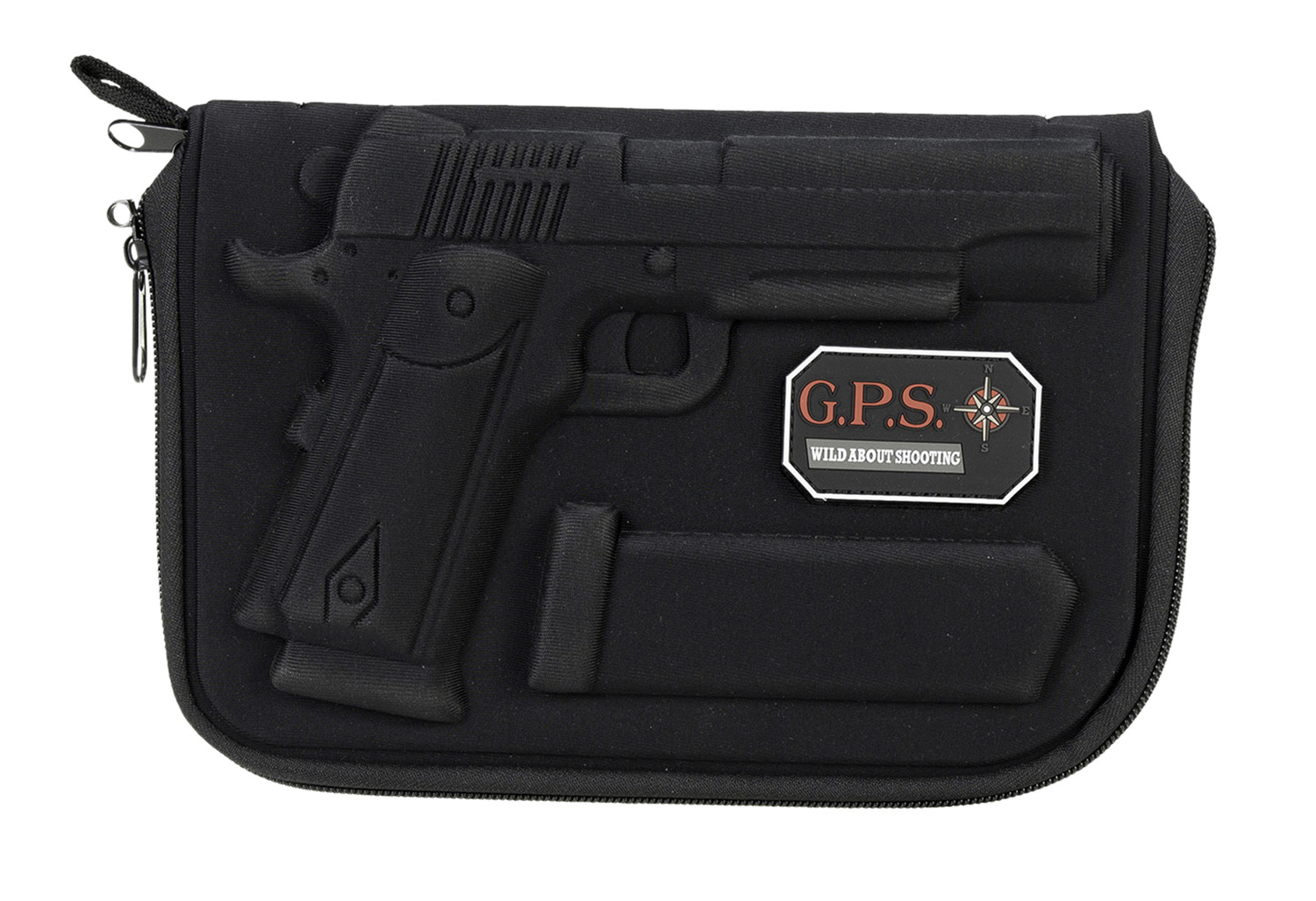 G. Outdoors GPS-908PC Custom Molded 1911 Pistol Case Black Lockable Zippers