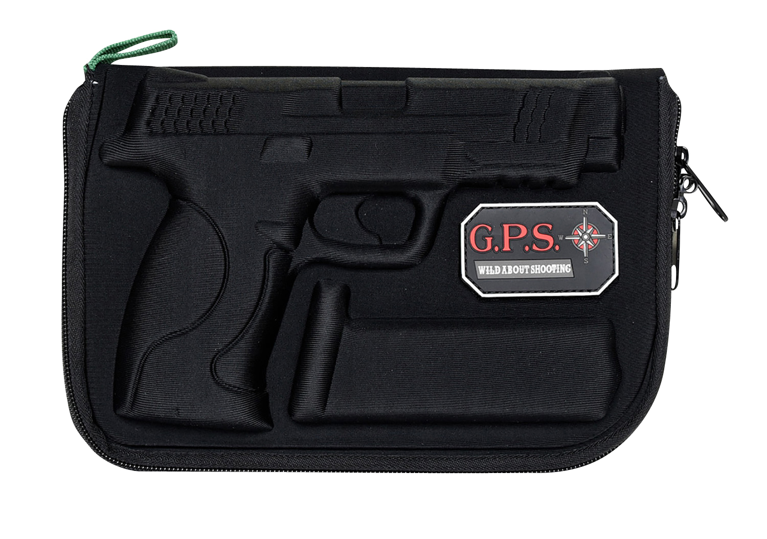 G*Outdoors GPS-912Pc Molded Pistol Case Black 1 Ha