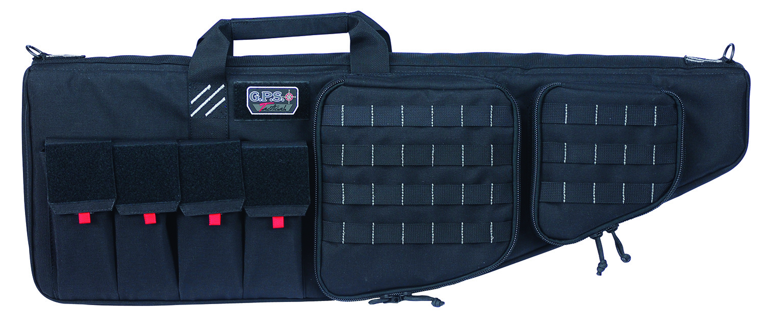 G Outdoors GPS-T35ARB Tactical AR Rifle Case 35" Black with Handgun Storage