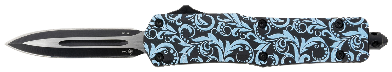 Templar Knife SMDT131 Maiden Teal Gen II Small 2.69" OTF Dagger Plain Bl...