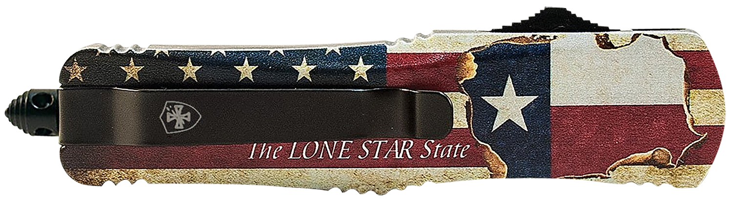 Templar LTX631 Texan Gen II OTF Knife 3.5" Part Serrated 440C Blade