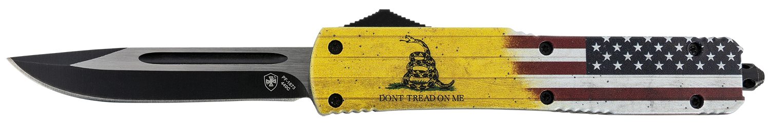 Templar Knife MDTOM331 Gen II Don’t Tread On Me Slim 3.50” OTF Drop...