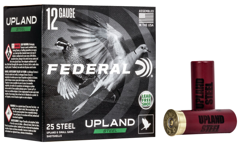 Federal USH122 6 12 Gauge 2.75 in 1 oz #6 Steel Shot 25 Rounds - Federal Premium Ammunition - 12GA