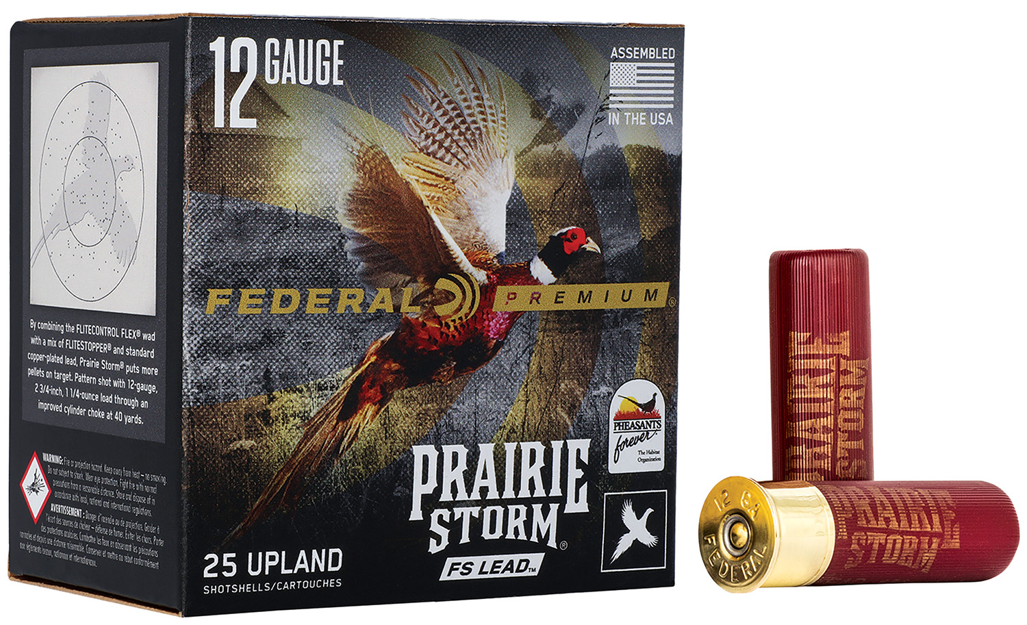 Federal PFX129FS4 12 Gauge 3 in 1 5/8 oz #4 FS Lead 25 Rounds