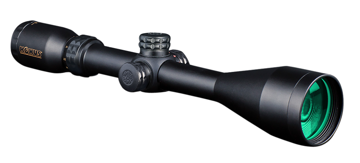 Konus 7294 KonusPro Matte Black 3-9x50 Rifle Scope, Waterproof, Fogproof, Shockproof, Multi-Coated Optics, Nitrogen Purged, Illuminated 30/30 Reticle