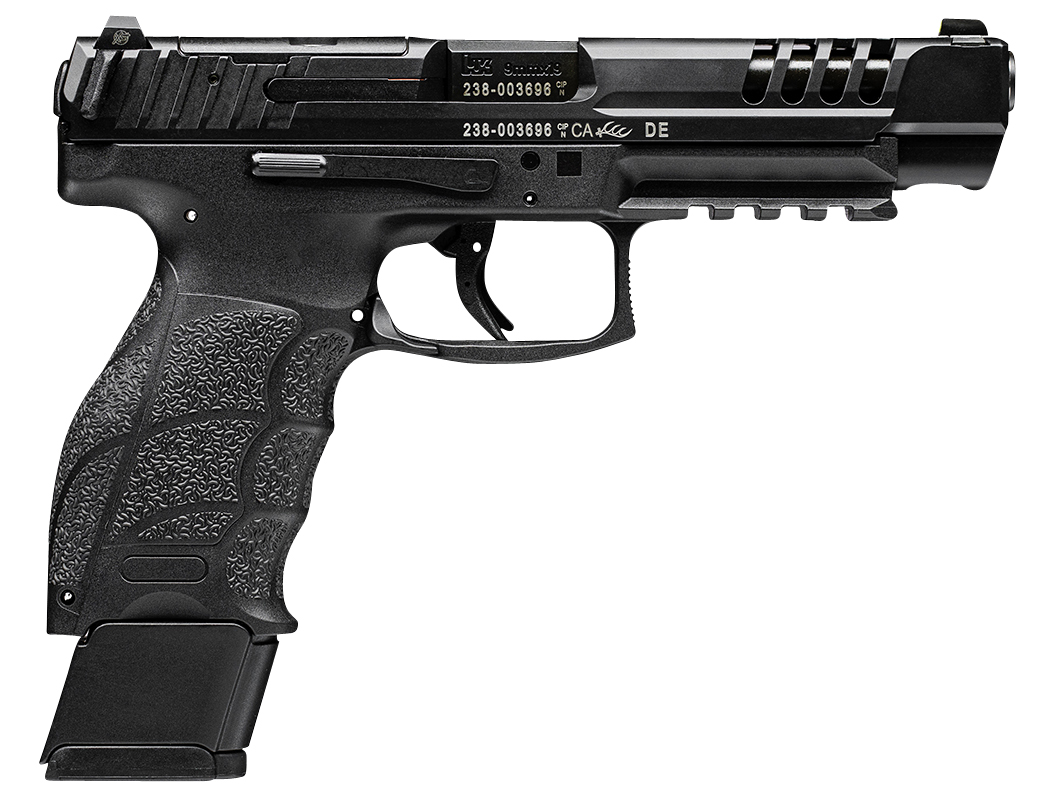 HK 81000592 VP9L Optic Ready 9mm Luger 5" 20+1 Black Steel-img-0