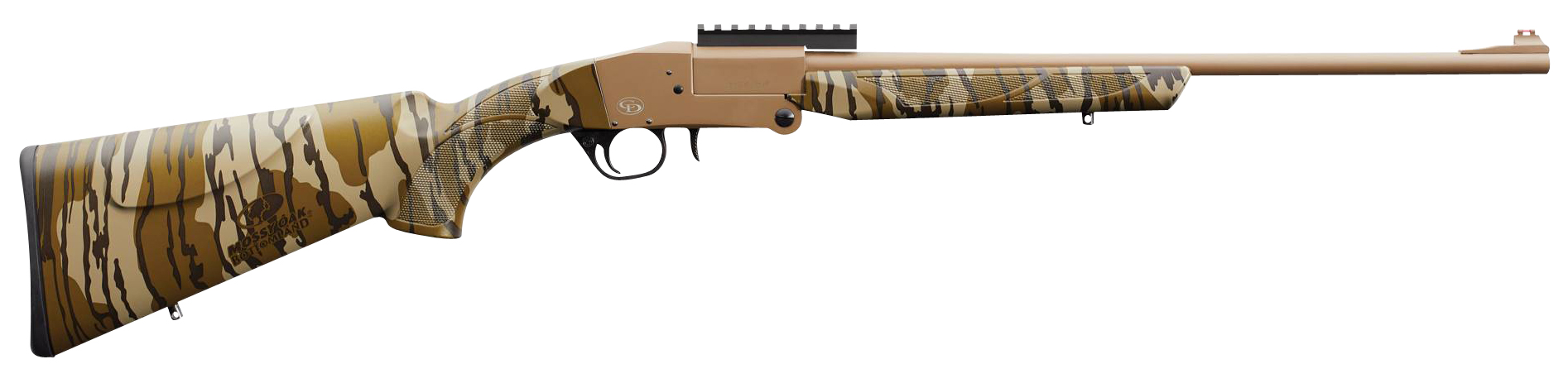Charles Daly 930270 101 Turkey 410 Gauge Break Open 3 1rd 20 Flat Dark Earth Cerakote Steel Barrel & Receiver, Fixed Mossy Oak Bottomland Synthetic Stock