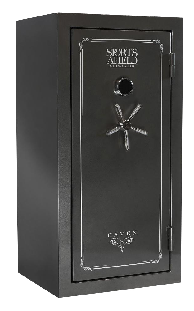 SA Sports Afield SECSA5930HX Haven Electronic Keypad/Key Entry Dark Gray Metallic Steel Holds 36 + 6 59" H x 30" W x 25" D Fireproof- Yes