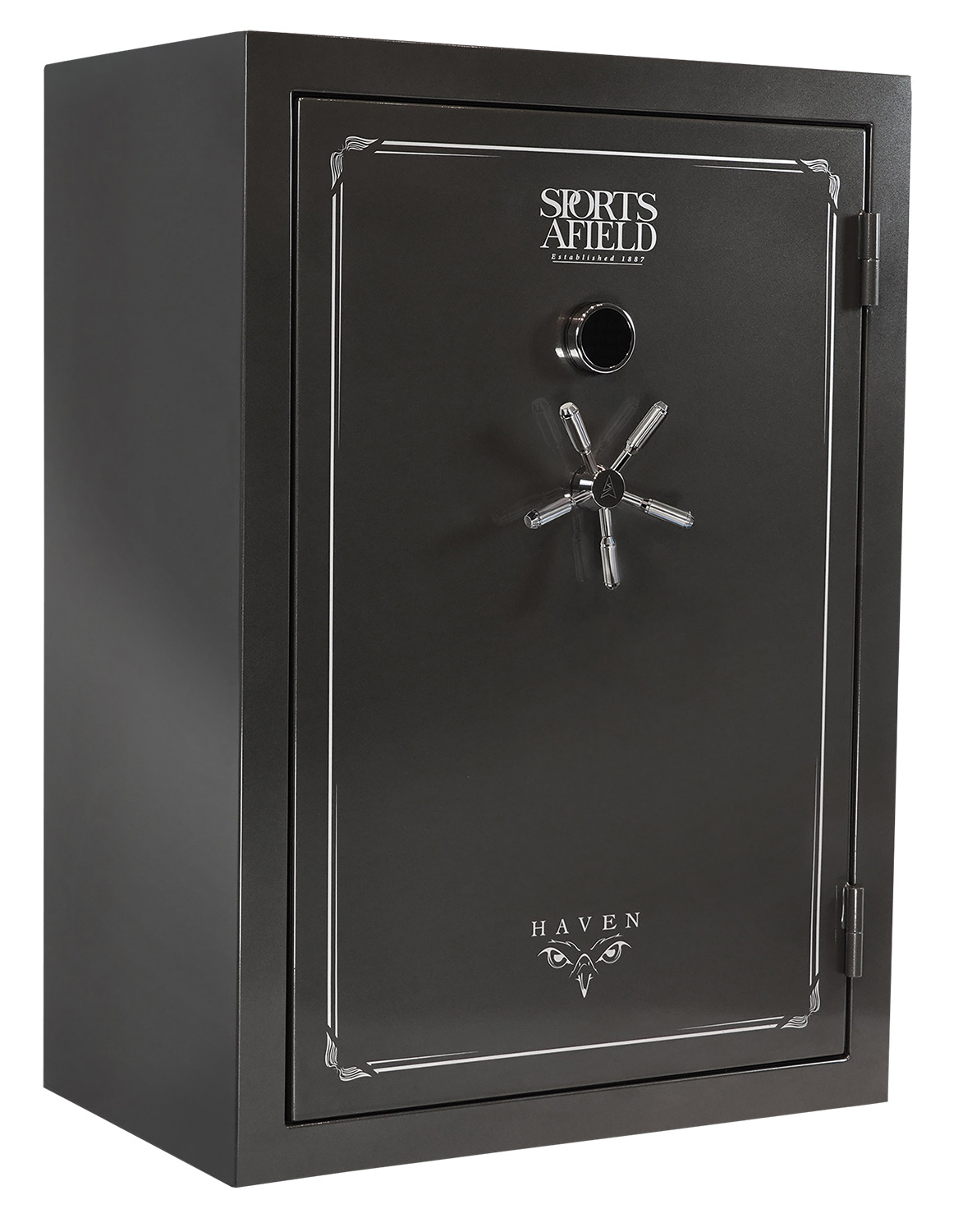 SA Sports Afield SECSA5942HX Haven Electronic Keypad/Key Entry Dark Gray Metallic Steel Holds 48 + 8 59" H x 42" W x 26" D Fireproof- Yes