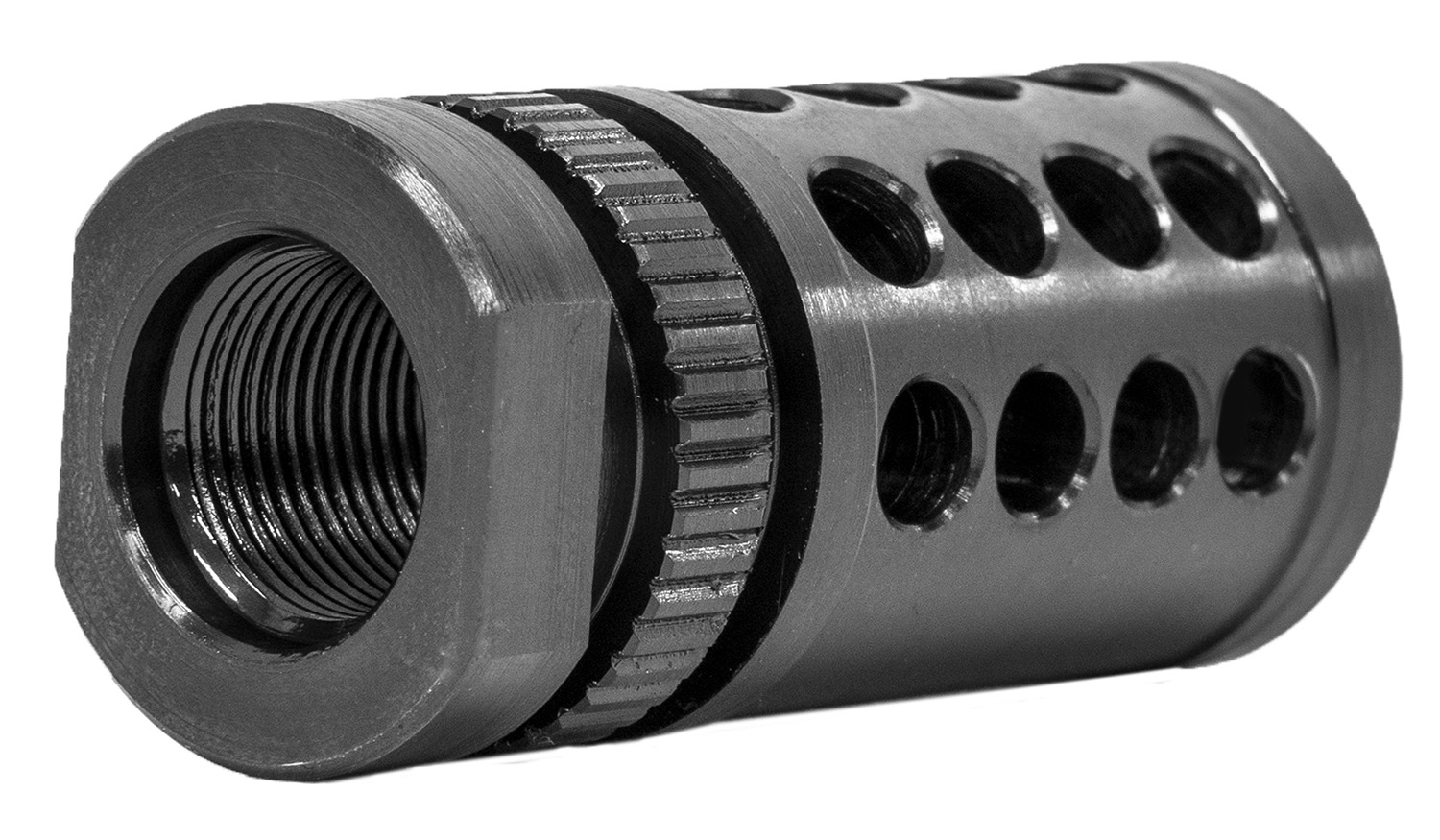 GrovTec US G-Nite .308 Flash Hider, 5/8x24 Thread, Nitride Black