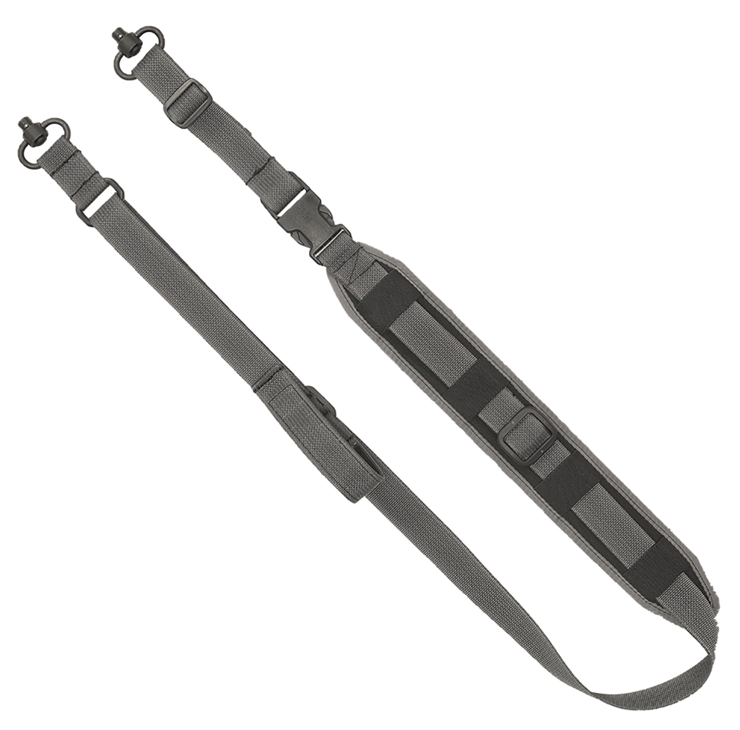 GROVTEC QS 2-Point Sentinel with Push Button Swivels Gray Sling (GTSL128) - Grovtec
