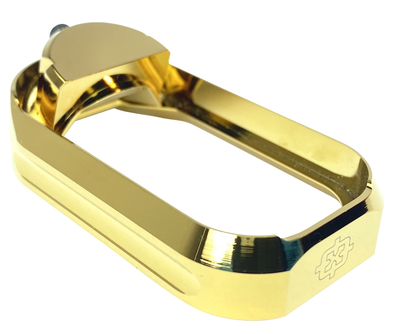 Cross Armory CRGFMWGD Gold Flared Magwell Glock Gen1-3 Aluminum